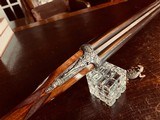 J. Purdey & Sons 12ga - Ken Hunt Engraved Signed Both Sides “Extra Deep-Relief” - 27” 27” Two Barrel - Maker’s Fine Motor Case - 18 of 25
