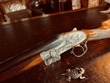 J. Purdey & Sons 12ga - Ken Hunt Engraved Signed Both Sides “Extra Deep-Relief” - 27” 27” Two Barrel - Maker’s Fine Motor Case - 10 of 25
