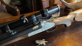Franz Sodia Ferlach .375 H&H CUSTOM Dangerous Game Safari Rifle - Heavy Gold Inlays - Double Trigger - Swarovski Optik 1.25-4X - Beautiful Rifle - 12 of 23