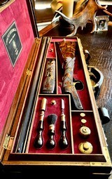 Winchester Model 21 Pigeon Grade 410ga - 28” - WS1 WS2 - Lightning Cut Frame and Flats - Huey Cape Buffalo Custom Case - 3 of 25