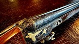 Parker Reproduction 28ga Engraved by W. Kolouch - 99% - IC/M - Maker’s Leather Case & Cover - 26” - Horn Heel & Toe - 24 of 24