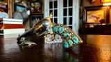 Colt Single Action Army .45 Second Generation - Turquoise Custom Inlays - Incredible Artistry - Gold Embellishments - WOW - 14 of 22