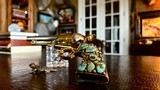 Colt Single Action Army .45 Second Generation - Turquoise Custom Inlays - Incredible Artistry - Gold Embellishments - WOW - 8 of 22