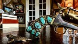 Colt Single Action Army .45 Second Generation - Turquoise Custom Inlays - Incredible Artistry - Gold Embellishments - WOW - 16 of 22