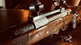 Browning Olympian 7MM REM MAG - Angelo Bee and D. Dewil Engraved - Salt Era Rifle Visible Salt on Screws and Wood - 11 of 19