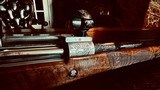 Browning Olympian 7MM REM MAG - Angelo Bee and D. Dewil Engraved - Salt Era Rifle Visible Salt on Screws and Wood - 12 of 19