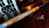 Browning Olympian 7MM REM MAG - Angelo Bee and D. Dewil Engraved - Salt Era Rifle Visible Salt on Screws and Wood - 13 of 19