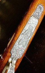 Browning Olympian 7MM REM MAG - Angelo Bee and D. Dewil Engraved - Salt Era Rifle Visible Salt on Screws and Wood - 2 of 19