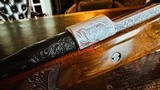 Browning Olympian .458 Win Mag - L. Lambert L. Corth Engraved - Salt Era Rifle Showing Minimal Corrosion on Screws - 4 of 24