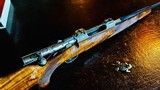 J.P. Sauer & Sohn Custom Deluxe .375 H&H - Serial Number K17335 - Spectacular Safari Rifle - Ultra Deep Relief Engraving African Game Scene - 9 of 20