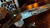 Browning Superposed Pointer 28ga 410ga 26.5” Sk/Sk R. Dewil Engraved Double Signed ca. 1968 Non-Salt - 3 of 13