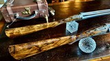 E.J. Churchill Pair SLE Premiere Custom 16ga 29” IC IC REMARKABLE aesthetics Engraving by Cusack ca. 2008 POW Grip Single Trigger - Cased - 19 of 22