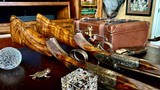 E.J. Churchill Pair SLE Premiere Custom 16ga 29” IC IC REMARKABLE aesthetics Engraving by Cusack ca. 2008 POW Grip Single Trigger - Cased - 5 of 22