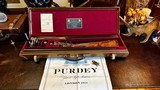 Purdey & Sons SLE Over Under 20ga MAGNIFICENT TWO BARREL 28” M/F 26” - IC/M - SINGLE TRIGGER - HIGH CONDITION IN MAKER’S CASE - 2 of 24