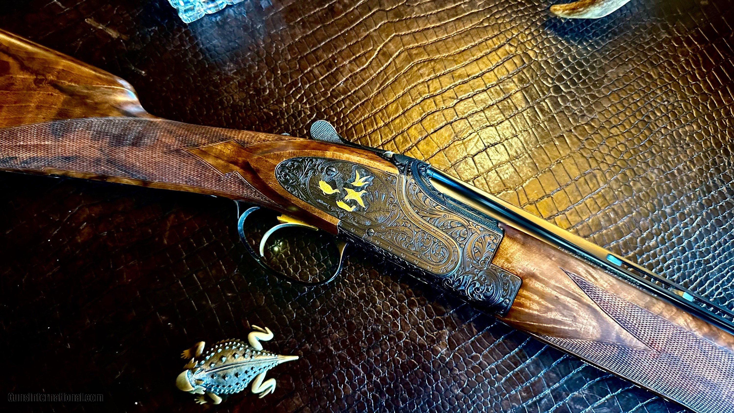 Browning Superlight Presentation P4W 410ga - Blue & Gold - JM Debrus ...