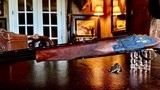 Browning Superlight Presentation P4W 410ga - Blue & Gold - JM Debrus Engraved - M/F - 26.5” - Oil Finish - Checkered Butt - 10 of 20