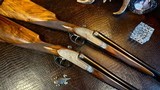 PAIR 12GA UNION ARMERA MODEL 217 - SIDELOCK ELECTOR - DOUBLE TRIGGER - 28” - IC/M - ENGLISH GRIP - HAND CRAFTED SUPER VALUE - 4 of 23