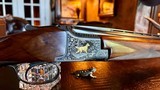 Browning Superposed A. Greibel Engraved 12ga - RKLT - IM/F - 30” - Spectacular Engraving with HEAVY GOLD HEAVY STIPPLING - 2 of 25