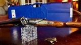 Beretta Silver Pigeon V 28ga - 28” - Beretta Screw in Chokes - Maker’s Case - AS NEW - Gold - Color Case Hardening is Beautiful Hue of Blue/Chocolate - 13 of 25