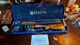 Beretta Silver Pigeon V 28ga - 28” - Beretta Screw in Chokes - Maker’s Case - AS NEW - Gold - Color Case Hardening is Beautiful Hue of Blue/Chocolate - 1 of 25