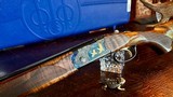 Beretta Silver Pigeon V 28ga - 28” - Beretta Screw in Chokes - Maker’s Case - AS NEW - Gold - Color Case Hardening is Beautiful Hue of Blue/Chocolate - 2 of 25