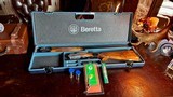 Beretta 687 EL Gold 410ga - 26” - Beretta Screw in Chokes (2) - Tool and paperwork - AS NEW - Spectacular Wood and Gold Inlays - Maker’s Case - 1 of 25