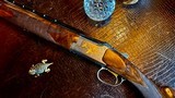 Browning Grade VII 410ga - 26” - Invector - AS NEW UNFIRED - New Negrini Case - ca. 2000 - Spectacular Firey Black Feathercrotch Walnut - 9 of 24