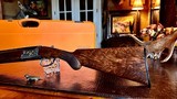 Browning Grade VII 410ga - 26” - Invector - AS NEW UNFIRED - New Negrini Case - ca. 2000 - Spectacular Firey Black Feathercrotch Walnut - 6 of 24