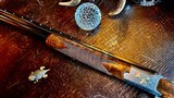 Browning Grade VII 410ga - 26” - Invector - AS NEW UNFIRED - New Negrini Case - ca. 2000 - Spectacular Firey Black Feathercrotch Walnut - 12 of 24