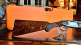 Browning Grade VII 410ga - 26” - Invector - AS NEW UNFIRED - New Negrini Case - ca. 2000 - Spectacular Firey Black Feathercrotch Walnut - 4 of 24