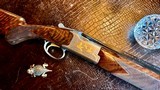 Browning Grade VII 410ga - 26” - Invector - AS NEW UNFIRED - New Negrini Case - ca. 2000 - Spectacular Firey Black Feathercrotch Walnut - 15 of 24