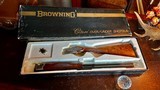 Browning Grade V Sideplated Sporter 20ga - NIB - ca. 1983 - Outstanding In Original Factory Box - IC/M - Fiddleback Walnut - 3 of 25