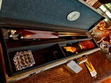 BROWNING LIGHTNING SUPERPOSED RKLT 20GA - 28” - M/F - 3” - R. HELLINX ENGRAVED/SIGNED - BUILT 1985 - MATCHING BOX NEW BROWNING CASE - RAREST OF RARE