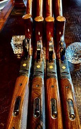 BERETTA 687 SILVER PIGEON V 410GA 28GA 20GA 12GA NEW IN BOX NEW IN CASE UNFIRED COMPLETE SET 28” 26” CASE COLORED GOLD INLAYS - 2 of 25