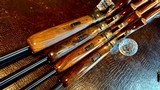 BERETTA 687 SILVER PIGEON V 410GA 28GA 20GA 12GA NEW IN BOX NEW IN CASE UNFIRED COMPLETE SET 28” 26” CASE COLORED GOLD INLAYS - 19 of 25