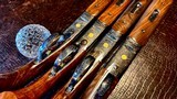 BERETTA 687 SILVER PIGEON V 410GA 28GA 20GA 12GA NEW IN BOX NEW IN CASE UNFIRED COMPLETE SET 28” 26” CASE COLORED GOLD INLAYS - 24 of 25