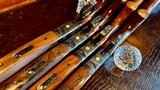 BERETTA 687 SILVER PIGEON V 410GA 28GA 20GA 12GA NEW IN BOX NEW IN CASE UNFIRED COMPLETE SET 28” 26” CASE COLORED GOLD INLAYS - 20 of 25