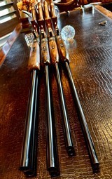 BERETTA 687 SILVER PIGEON V 410GA 28GA 20GA 12GA NEW IN BOX NEW IN CASE UNFIRED COMPLETE SET 28” 26” CASE COLORED GOLD INLAYS - 21 of 25