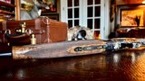 BROWNING CAPECE MASTERPIECE 410 - 28” - IC/M - THREE PIECE FOREND - CHECKERED BUTT - 15 TRI-GOLD DOGS AND UPLAND BIRDS MEARN’S QUAIL TRIGGERGUARD - 22 of 22