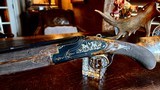 BROWNING CAPECE MASTERPIECE 410 - 28” - IC/M - THREE PIECE FOREND - CHECKERED BUTT - 15 TRI-GOLD DOGS AND UPLAND BIRDS MEARN’S QUAIL TRIGGERGUARD - 13 of 22