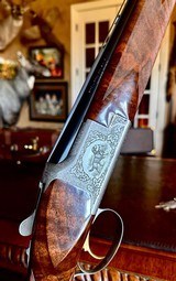 BROWNING PRESENTATION P1 12GA - 28” - M/F - AS NEW 99% - NEW MAKER’S CASE - BAERTEN ENGRAVED - FINEST WALNUT FIGURE OF IT’S GRADE - 20 of 21