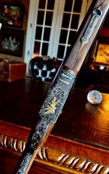 PARKER MASTERPIECE UPGRADE WALTER KOLOUCH 20GA - GOLD GOLD AND MORE GOLD - INCREDIBLE ARTISTRY - HEAVY HEAVY GOLD INLAYS - 9 of 25