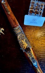 PARKER MASTERPIECE UPGRADE WALTER KOLOUCH 20GA - GOLD GOLD AND MORE GOLD - INCREDIBLE ARTISTRY - HEAVY HEAVY GOLD INLAYS - 2 of 25