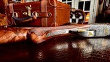 BROWNING EXHIBITION GRADE CUSTOM 20GA RKLT 28” M/F MASTER ENGRAVER R. HAMBROOK ORNATELY DETAILING THE SOUTHERN STYLE GAME SCENE - 7 of 25