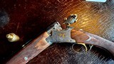 BROWNING EXHIBITION GRADE CUSTOM 20GA RKLT 28” M/F MASTER ENGRAVER R. HAMBROOK ORNATELY DETAILING THE SOUTHERN STYLE GAME SCENE - 25 of 25