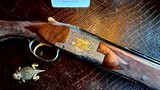 BROWNING EXHIBITION GRADE CUSTOM 20GA RKLT 28” M/F MASTER ENGRAVER R. HAMBROOK ORNATELY DETAILING THE SOUTHERN STYLE GAME SCENE - 19 of 25