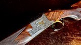 BROWNING EXHIBITION GRADE CUSTOM 20GA RKLT 28” M/F MASTER ENGRAVER R. HAMBROOK ORNATELY DETAILING THE SOUTHERN STYLE GAME SCENE - 16 of 25