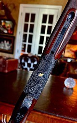 BROWNING MIDAS 410GA 99% 26.5” 3” SHELLS IC/M - F.J.MARECHAL ENGRAVED - THE FINEST FEATHERCROTCH BLACK WALNUT - THE PINNACLE OF HIGH GRADES - 10 of 25