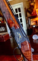 BROWNING MIDAS 410GA 99% 26.5” 3” SHELLS IC/M - F.J.MARECHAL ENGRAVED - THE FINEST FEATHERCROTCH BLACK WALNUT - THE PINNACLE OF HIGH GRADES - 4 of 25