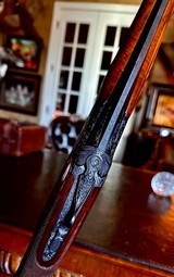 BROWNING MIDAS 410GA 99% 26.5” 3” SHELLS IC/M - F.J.MARECHAL ENGRAVED - THE FINEST FEATHERCROTCH BLACK WALNUT - THE PINNACLE OF HIGH GRADES - 6 of 25